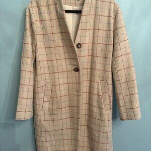 Chic Striped Trench Coat